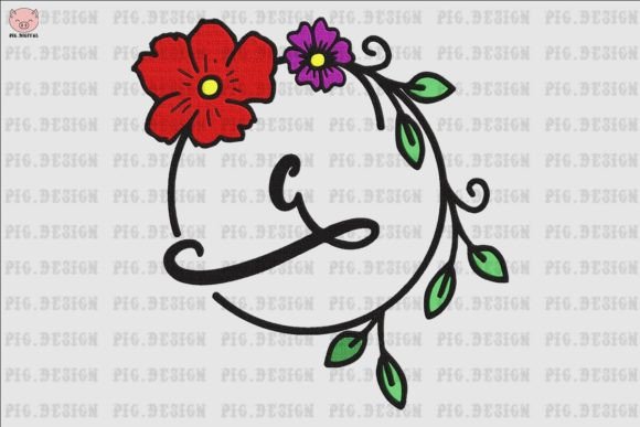 Flower Font C