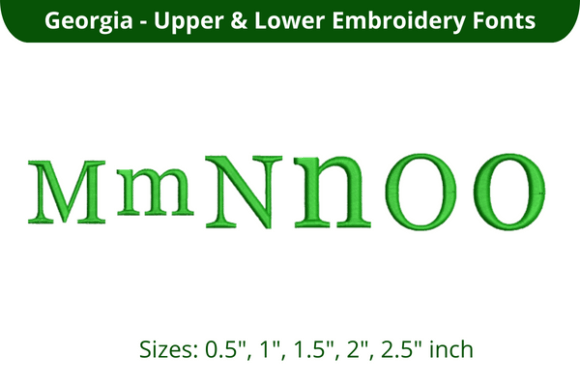 Georgia Font MNO